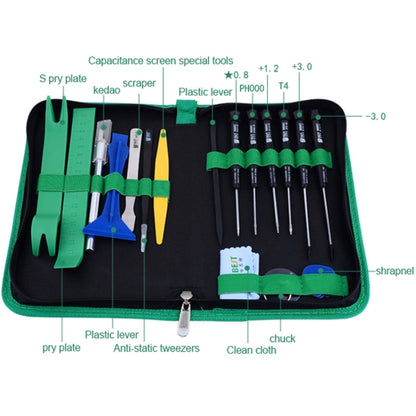 BEST BST-112 22 en 1 ensemble d'outils de réparation polyvalents professionnels pour téléphone portable/ordinateur portable