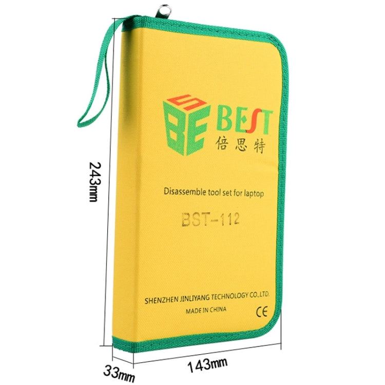BEST BST-112 22 en 1 ensemble d'outils de réparation polyvalents professionnels pour téléphone portable/ordinateur portable