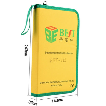 BEST BST-112 22 en 1 ensemble d'outils de réparation polyvalents professionnels pour téléphone portable/ordinateur portable