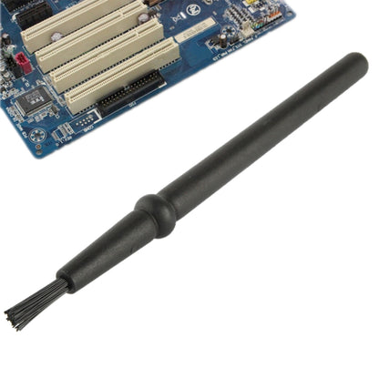 Brosse de nettoyage antistatique à manche rond pour composants électroniques, longueur: 14 cm