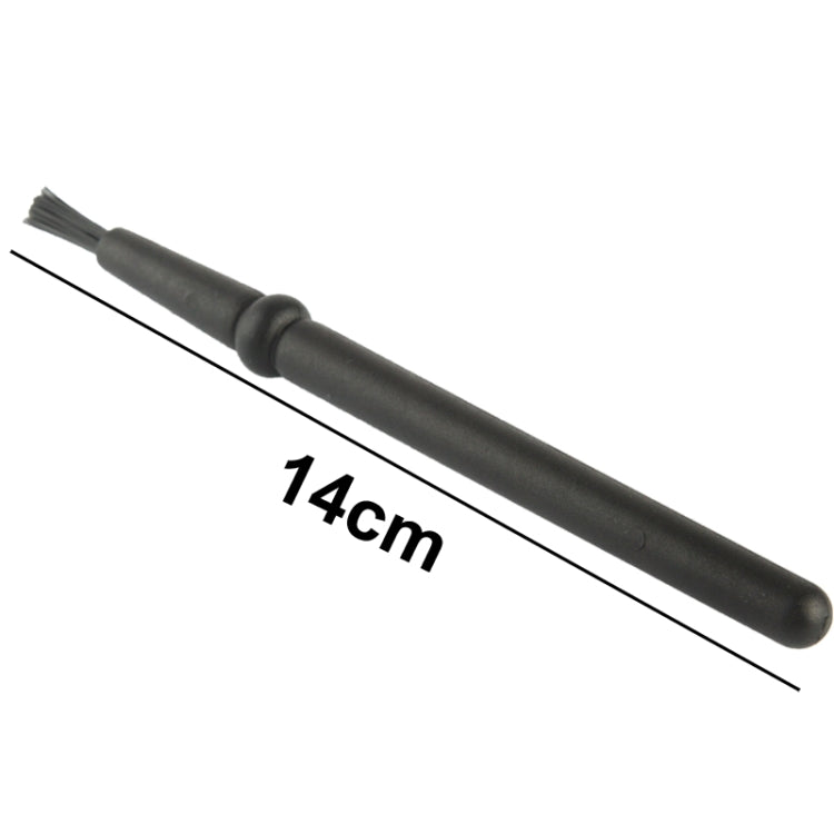 Brosse de nettoyage antistatique à manche rond pour composants électroniques, longueur: 14 cm