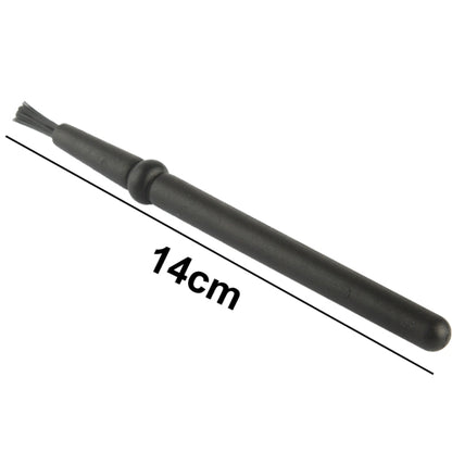 Brosse de nettoyage antistatique à manche rond pour composants électroniques, longueur: 14 cm