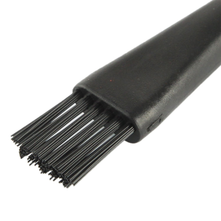 Brosse de nettoyage antistatique à manche rond pour composants électroniques à 11 faisceaux, longueur: 14,8 cm