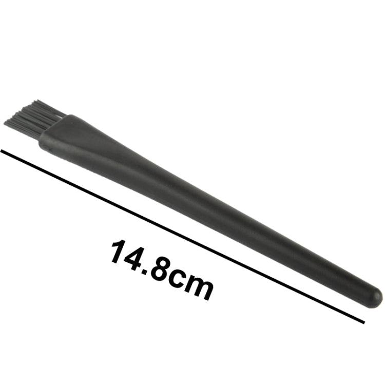 Brosse de nettoyage antistatique à manche rond pour composants électroniques à 11 faisceaux, longueur: 14,8 cm