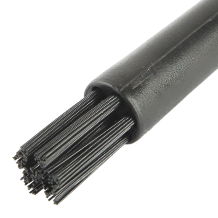 Brosse de nettoyage antistatique à manche rond à 7 faisceaux pour composants électroniques, longueur: 12,2 cm