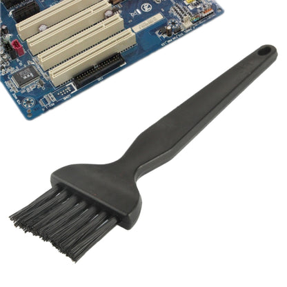 Brosse de nettoyage antistatique à poignée plate à 7 faisceaux pour composants électroniques, longueur: 14 cm