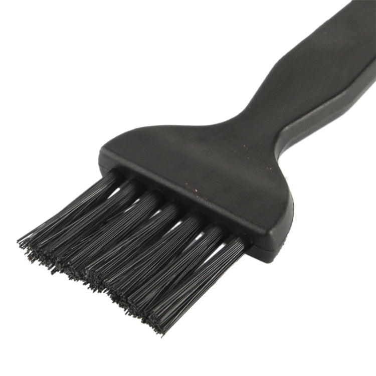 Brosse de nettoyage antistatique à poignée plate à 7 faisceaux pour composants électroniques, longueur: 14 cm
