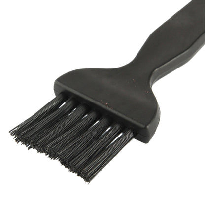 Brosse de nettoyage antistatique à poignée plate à 7 faisceaux pour composants électroniques, longueur: 14 cm