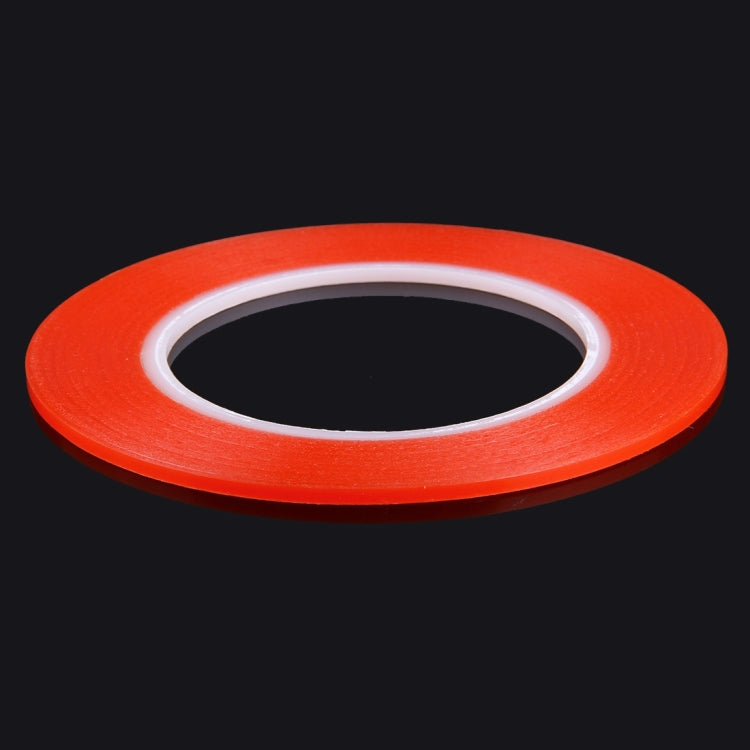 Ruban adhésif double face de 3 mm de largeur pour réparation d'écran tactile de téléphone portable iPhone/Samsung/HTC, longueur : 25 m (rouge)