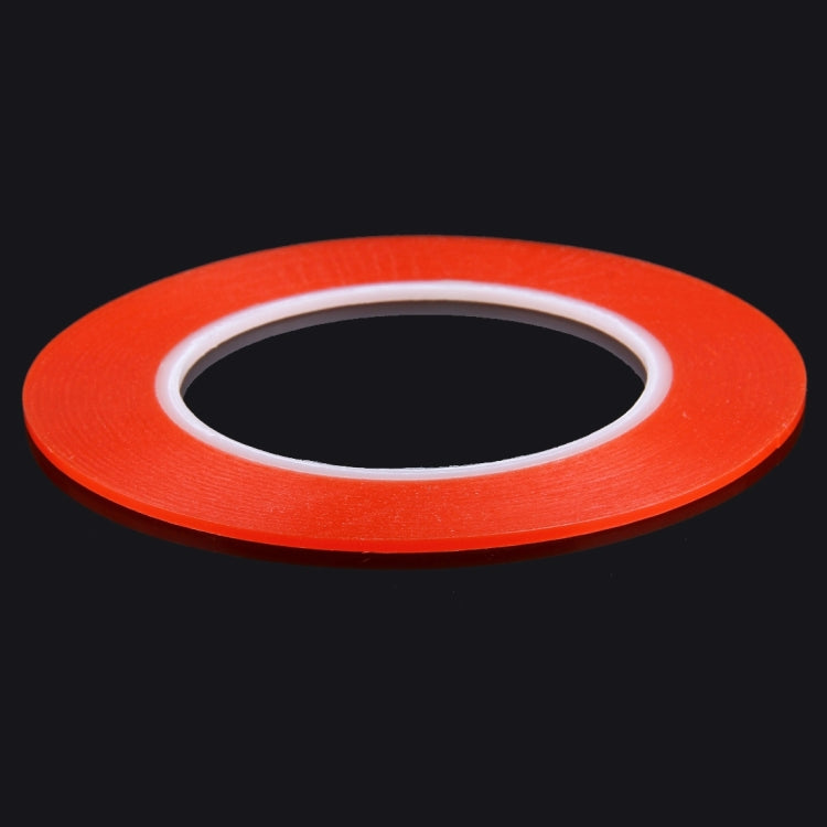 Ruban adhésif double face de 2 mm de largeur pour réparation d'écran tactile de téléphone portable iPhone/Samsung/HTC, longueur : 25 m (rouge)
