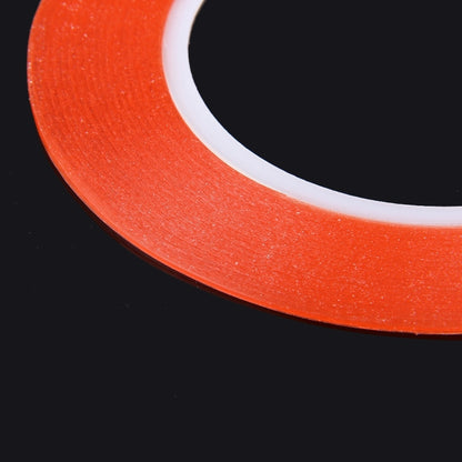 Ruban adhésif double face de 1 mm de largeur pour réparation d'écran tactile de téléphone portable iPhone/Samsung/HTC, longueur : 25 m