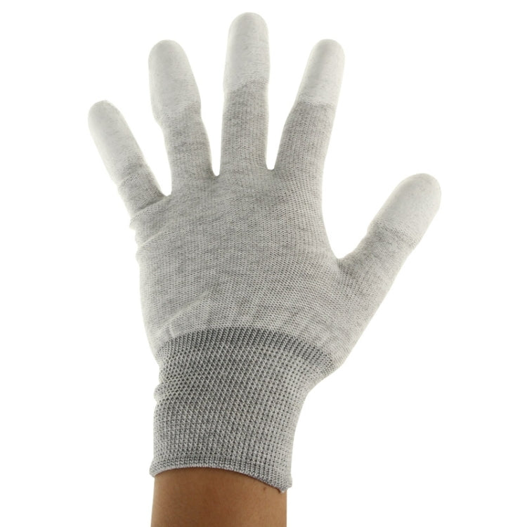 Gants de revêtement du bout des doigts en PU de taille universelle antistatique ESD pour réparation d'ordinateur/électronique/téléphone, paire de 2