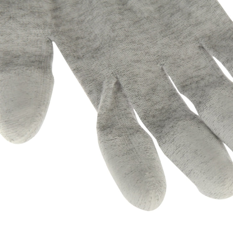 Gants de revêtement du bout des doigts en PU de taille universelle antistatique ESD pour réparation d'ordinateur/électronique/téléphone, paire de 2