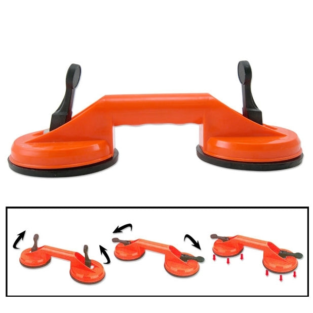 Extracteur de bosses à Double ventouse, outil de réparation de poignée en verre pour PC/ordinateur portable/iMac/TV LCD, diamètre: 11.5cm