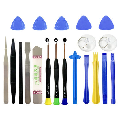 Ensemble d'outils de réparation polyvalents professionnels 20 en 1 pour iPhone 6 et 6 Plus / Galaxy / téléphone portable