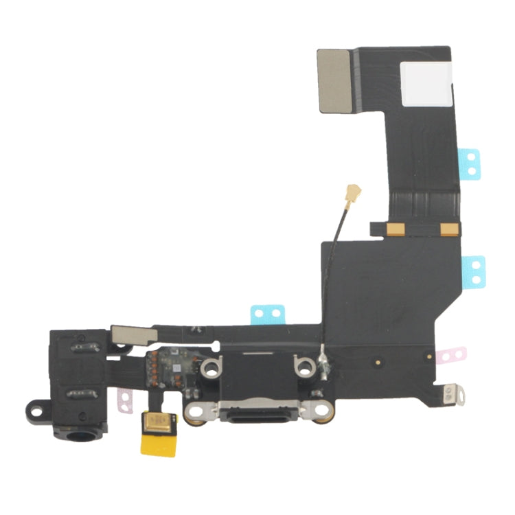 Connecteur de charge d'origine + câble flexible pour prise casque pour iPhone 5S