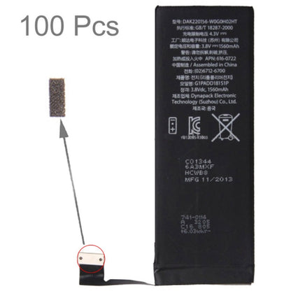Coussinet en mousse éponge 100 pièces pour batterie iPhone 5s