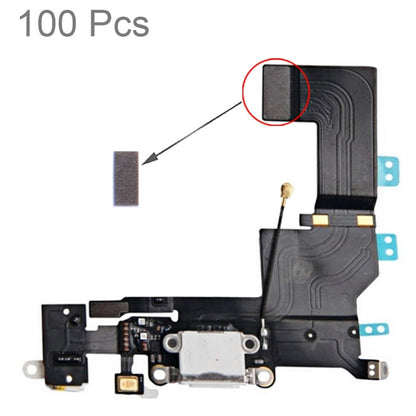 Coussinet en mousse éponge 100 pièces pour câble flexible de port de chargement iPhone 5S