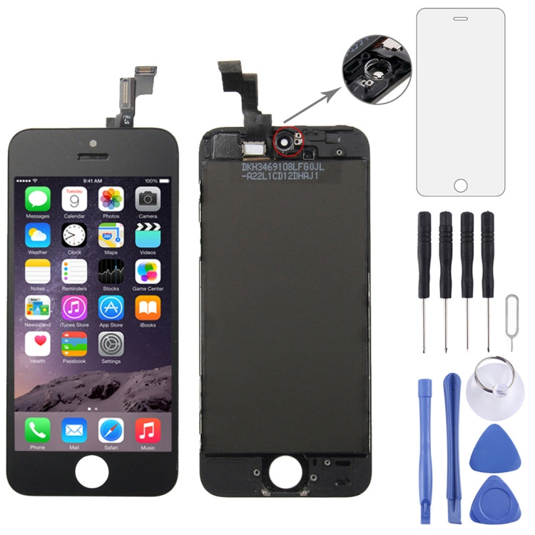 Ensemble numériseur (LCD d'origine + cadre + écran tactile) pour iPhone 5S