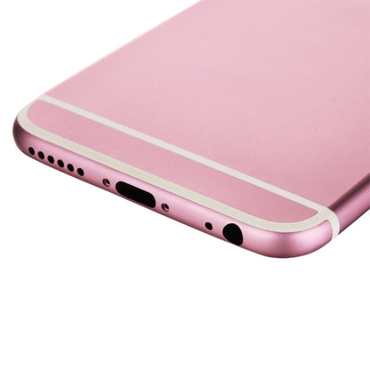 Couvercle de boîtier complet pour iPhone 6, comprenant la coque arrière, le plateau de carte, la touche de contrôle du volume, le bouton d'alimentation et la touche de vibrateur pour interrupteur muet