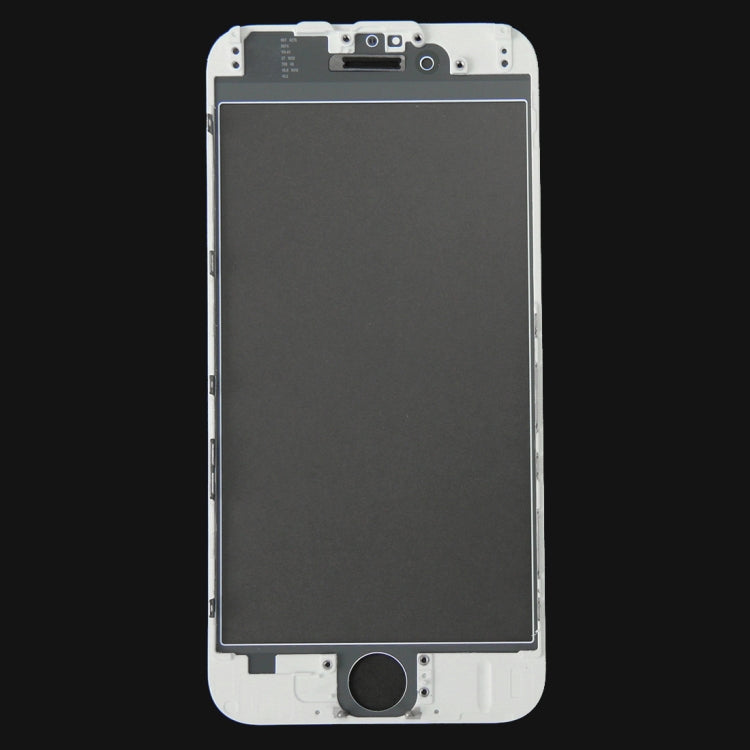 2 en 1 pour iPhone 6 (lentille extérieure en verre de l'écran avant + cadre)