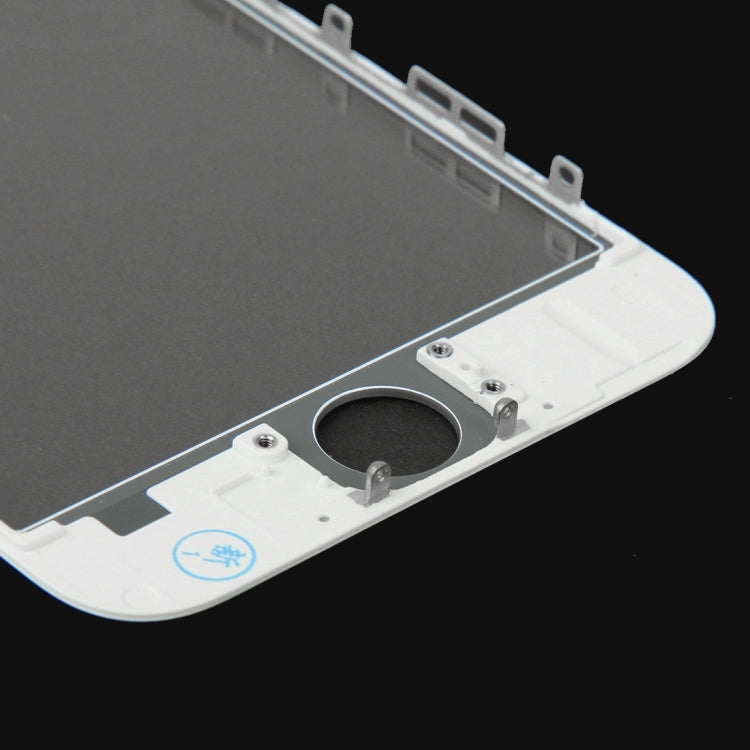 2 en 1 pour iPhone 6 (lentille extérieure en verre de l'écran avant + cadre)