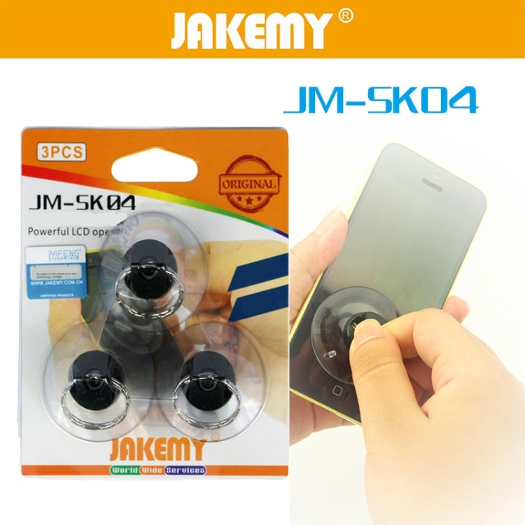 JAKEMY JM-SK04 Ventouse universelle (puissant ouvre-écran LCD, 3 PCS) pour iPhone 6 & 6 Plus / iPad / Samsung / HTC / Sony