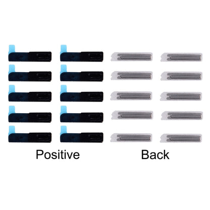 Couvercle en maille pour haut-parleur d'écouteur avec joint pour iPhone 6 et 6 Plus, 10 paires/ensemble