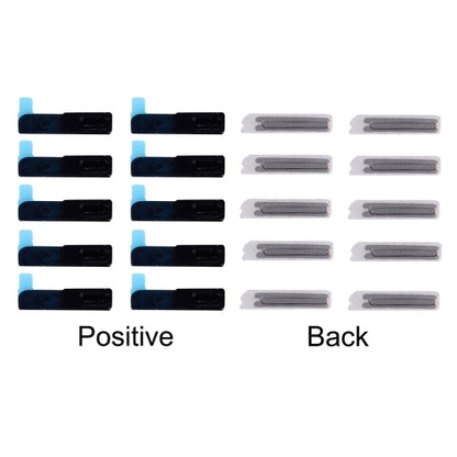 Couvercle en maille pour haut-parleur d'écouteur avec joint pour iPhone 6 et 6 Plus, 10 paires/ensemble
