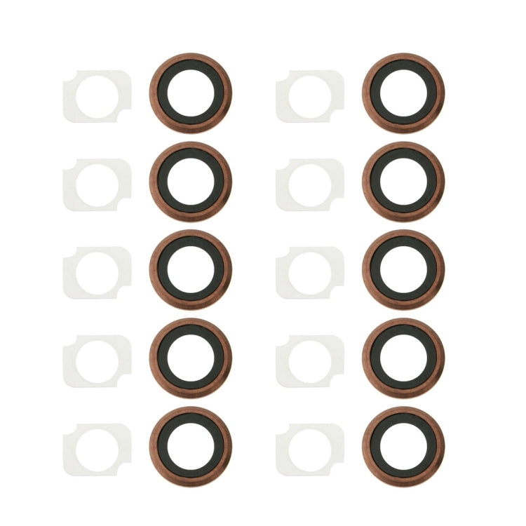 Anneau d'objectif de caméra arrière + support de lampe de poche pour iPhone 6s Plus, 10 paires/ensemble, For iPhone 6s Plus