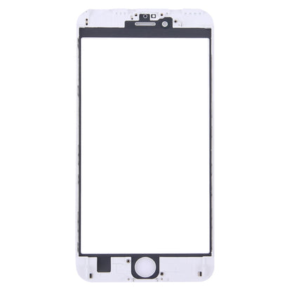 Lentille extérieure en verre de l'écran avant avec cadre de lunette d'écran LCD avant pour iPhone 6s Plus
