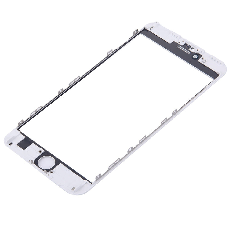 Lentille extérieure en verre de l'écran avant avec cadre de lunette d'écran LCD avant pour iPhone 6s Plus