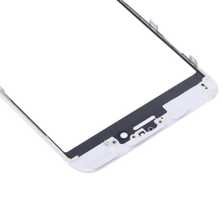 Lentille extérieure en verre de l'écran avant avec cadre de lunette d'écran LCD avant pour iPhone 6s Plus