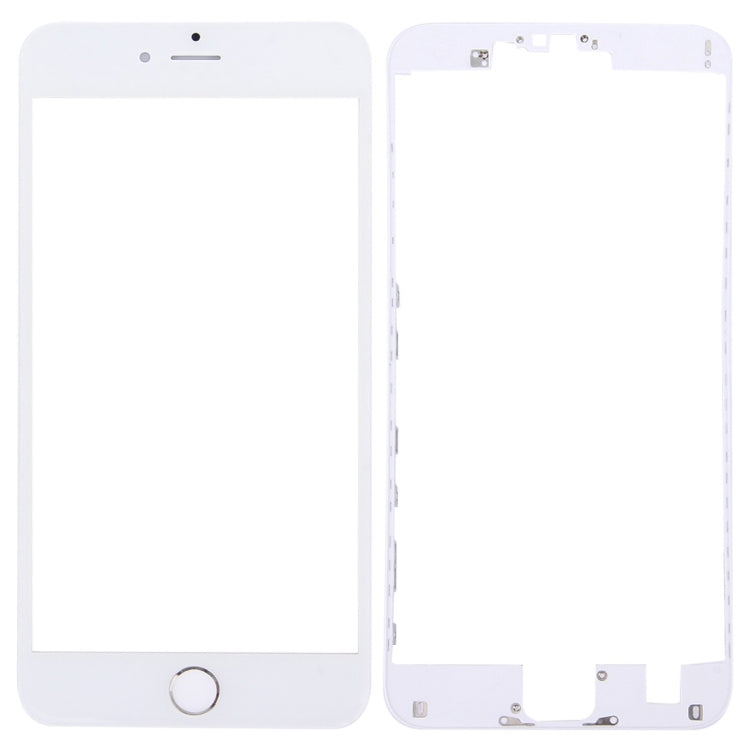 3 en 1 pour iPhone 6s Plus (lentille extérieure en verre de l'écran avant + cadre LCD du boîtier avant + bouton d'accueil)