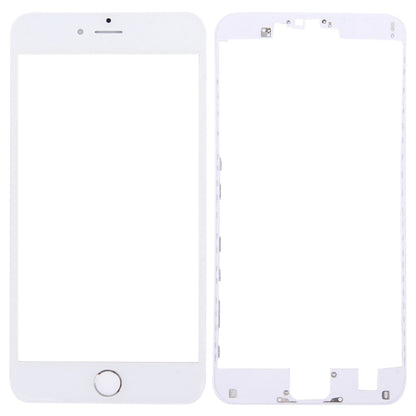 3 en 1 pour iPhone 6s Plus (lentille extérieure en verre de l'écran avant + cadre LCD du boîtier avant + bouton d'accueil)