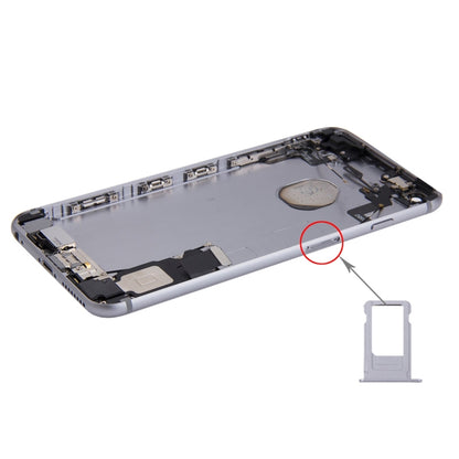 Assemblage du couvercle arrière de la batterie avec plateau pour cartes pour iPhone 6s Plus