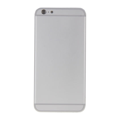 6 en 1 pour iPhone 6 Plus (couverture arrière + plateau pour cartes + touche de contrôle du volume + bouton d'alimentation + touche de vibrateur pour interrupteur muet + panneau) Couvercle de boîtier complet