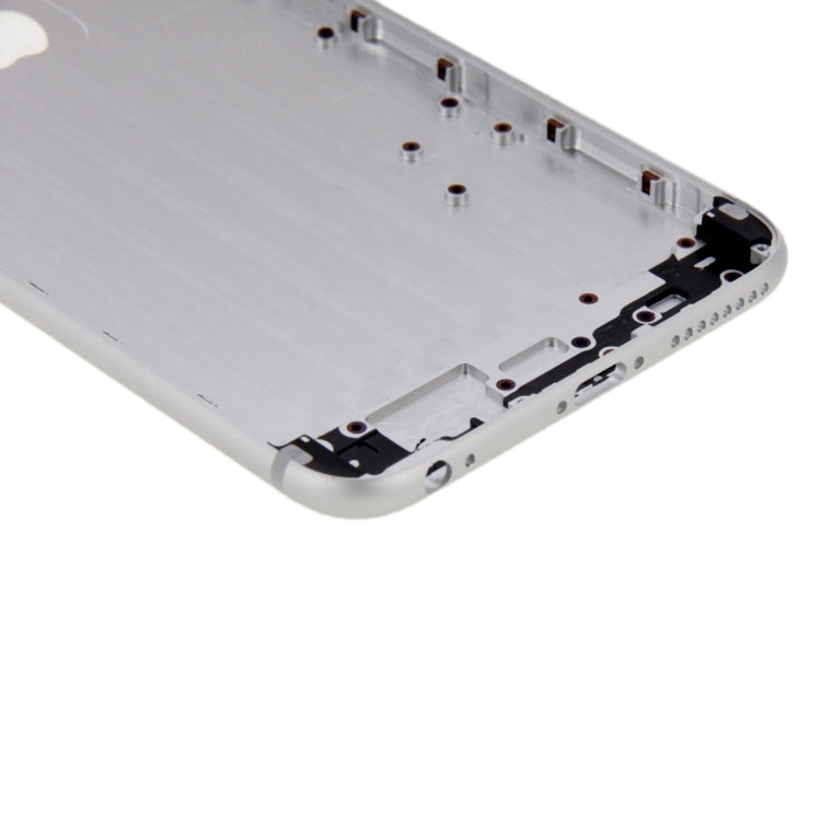 6 en 1 pour iPhone 6 Plus (couverture arrière + plateau pour cartes + touche de contrôle du volume + bouton d'alimentation + touche de vibrateur pour interrupteur muet + panneau) Couvercle de boîtier complet