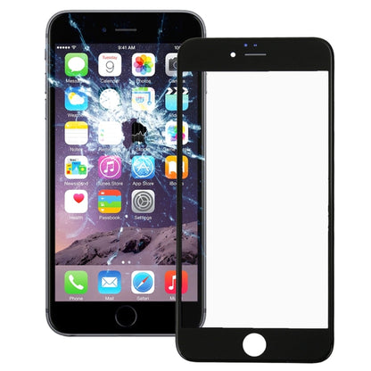 Lentille extérieure en verre de l'écran avant avec cadre de lunette d'écran LCD avant pour iPhone 6 Plus
