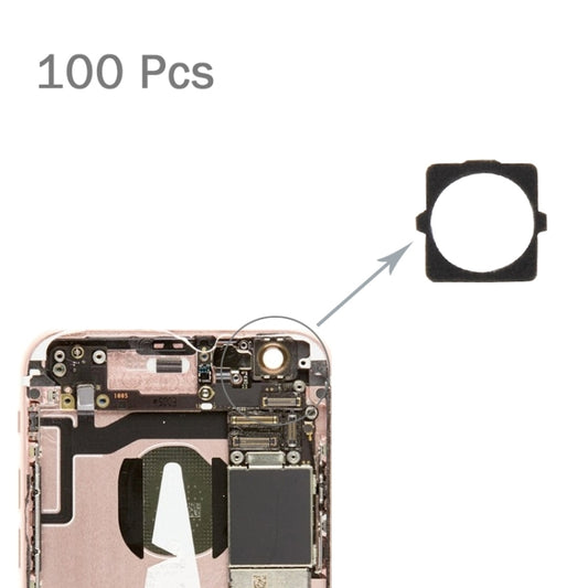100 pièces pour iPhone 6s, coussinets en tranches de mousse pour appareil photo arrière