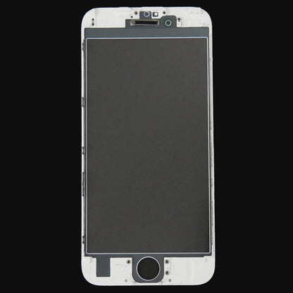 Lentille extérieure en verre de l'écran avant avec cadre de lunette d'écran LCD avant pour iPhone 6s