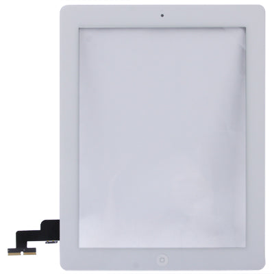 Panneau tactile (bouton du contrôleur + bouton de la touche d'accueil, câble flexible à membrane PCB + adhésif d'installation du panneau tactile) pour iPad 2 / A1395 / A1396 / A1397