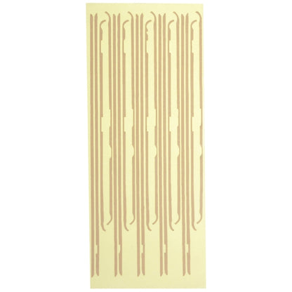 Autocollant adhésif de cadre de lunette de boîtier avant de cadre LCD pour iPad 2