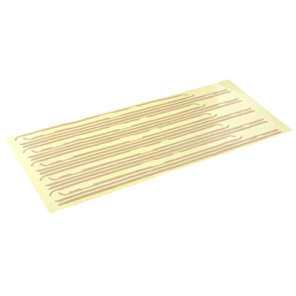 Autocollant adhésif de cadre de lunette de boîtier avant de cadre LCD pour iPad 2