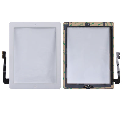 (Bouton du contrôleur + bouton de la touche d'accueil, câble flexible à membrane PCB + adhésif d'installation du panneau tactile) Panneau tactile pour nouvel iPad (iPad 3)
