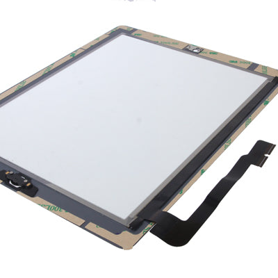 (Bouton du contrôleur + bouton de la touche d'accueil, câble flexible à membrane PCB + adhésif d'installation du panneau tactile) Panneau tactile pour nouvel iPad (iPad 3)