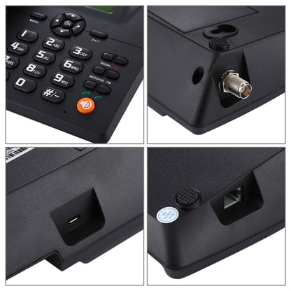 ZT600S téléphone professionnel GSM sans fil fixe avec écran TFT de 2,4 pouces, quadri-bande : GSM 850/900/1800/1900 MHz, ZT600S