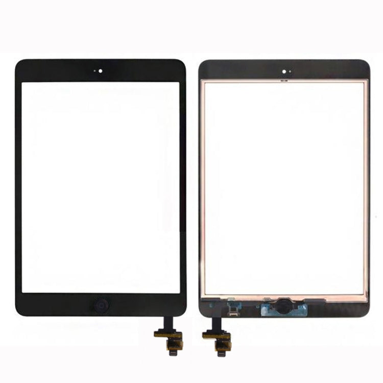 Écran numériseur en verre tactile + puce IC + assemblage flexible de contrôle pour iPad mini et iPad mini 2