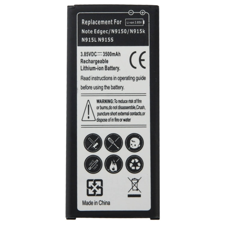 Batterie Li-Polymère Rechargeable 3,85 V / 3500 mAh pour Galaxy Note Edge / N9150 / N915K / N915L / N915S