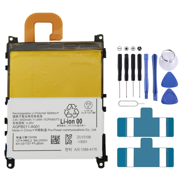 Pour Sony Xperia Z1 / L39h 3.8V 3000mAh Batterie Li-Polymère Rechargeable